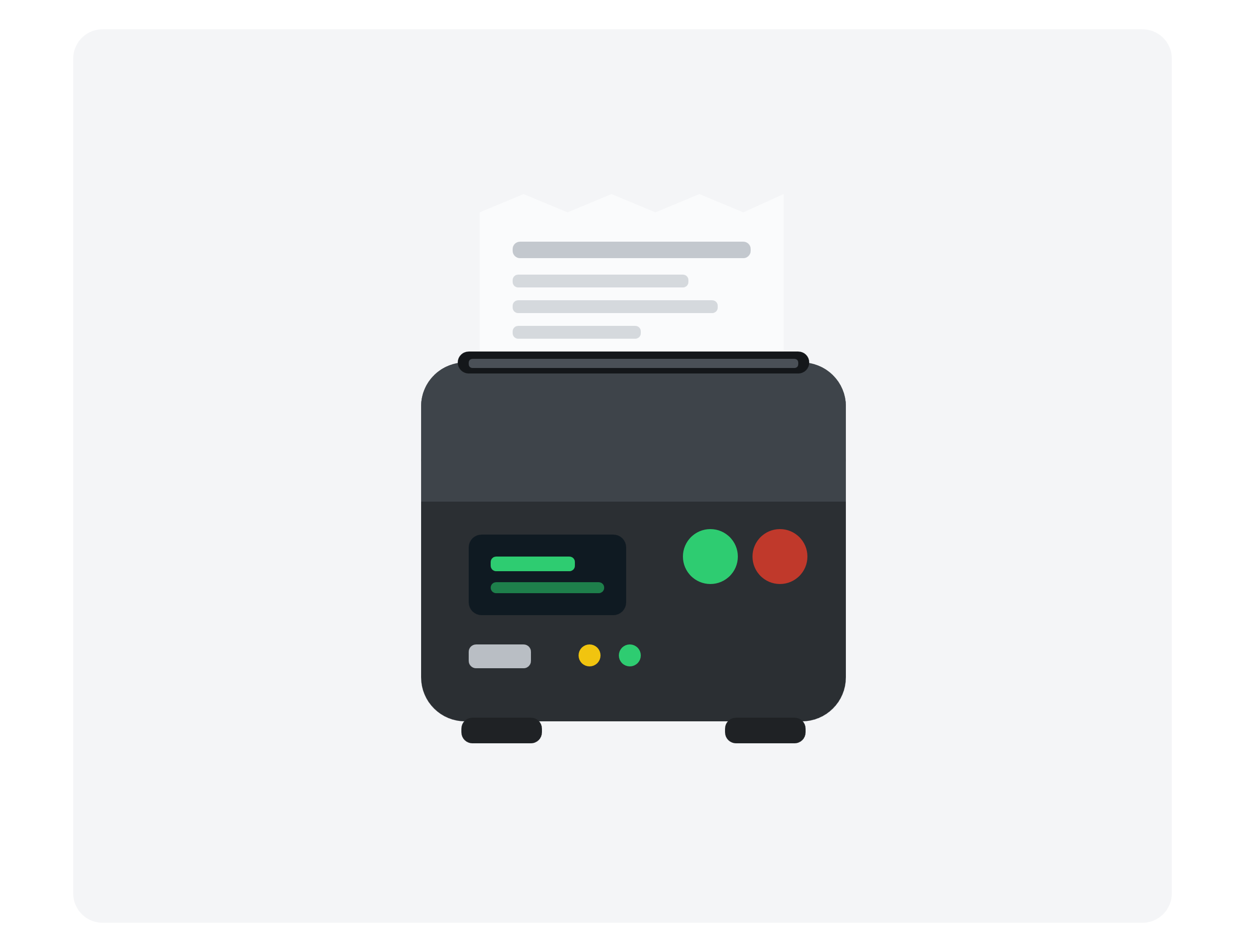 Mini imprimante thermique de tickets portable Bluetooth F&F Market avec reçu en cours d'impression